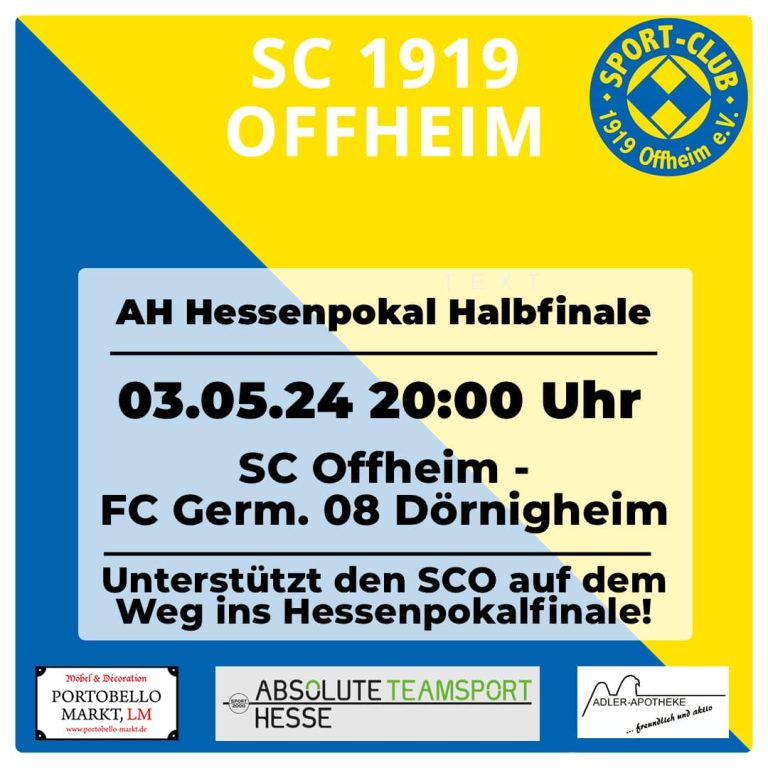 SCO im Hessenpokal-Halbfinale gegen Germania 08 Dörnigheim